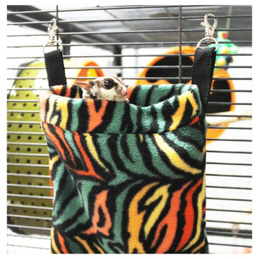 Deluxe Nest Pouch - Rainbow Zebra
